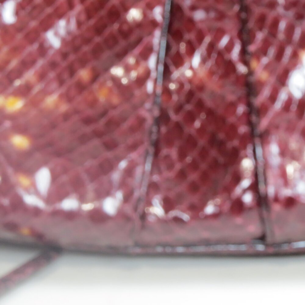 Judith Leiber python clutch bag - Picture 3 of 11